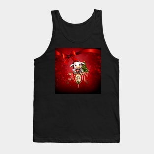 Cute little christmas cow Tank Top